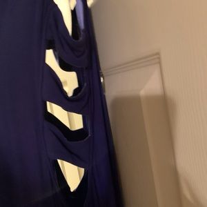 Long blue dress veranda new